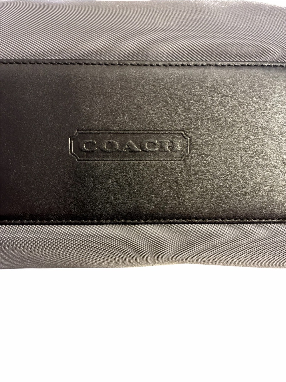 COACH ‘MERCER’ VINTAGE 1999 Gray Women's Canvas/Leather Satchel #7412 W/Dustbag - Picture 6 of 13